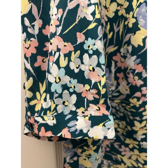 Investments Woman Tunic Plus Size 2X Blouse Shirt 3/4 Sleeve Caroline Green B35 - Picture 9 of 16